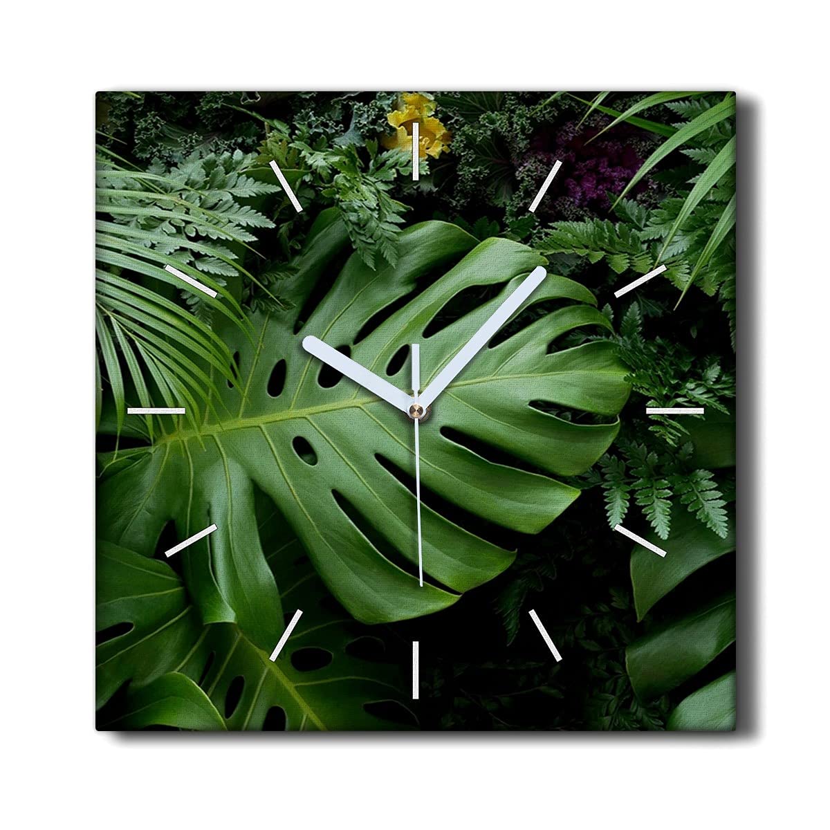 Horloge sur Toile sans tic-tac Coloray pour Décorer un Salon sans Bruit de fond