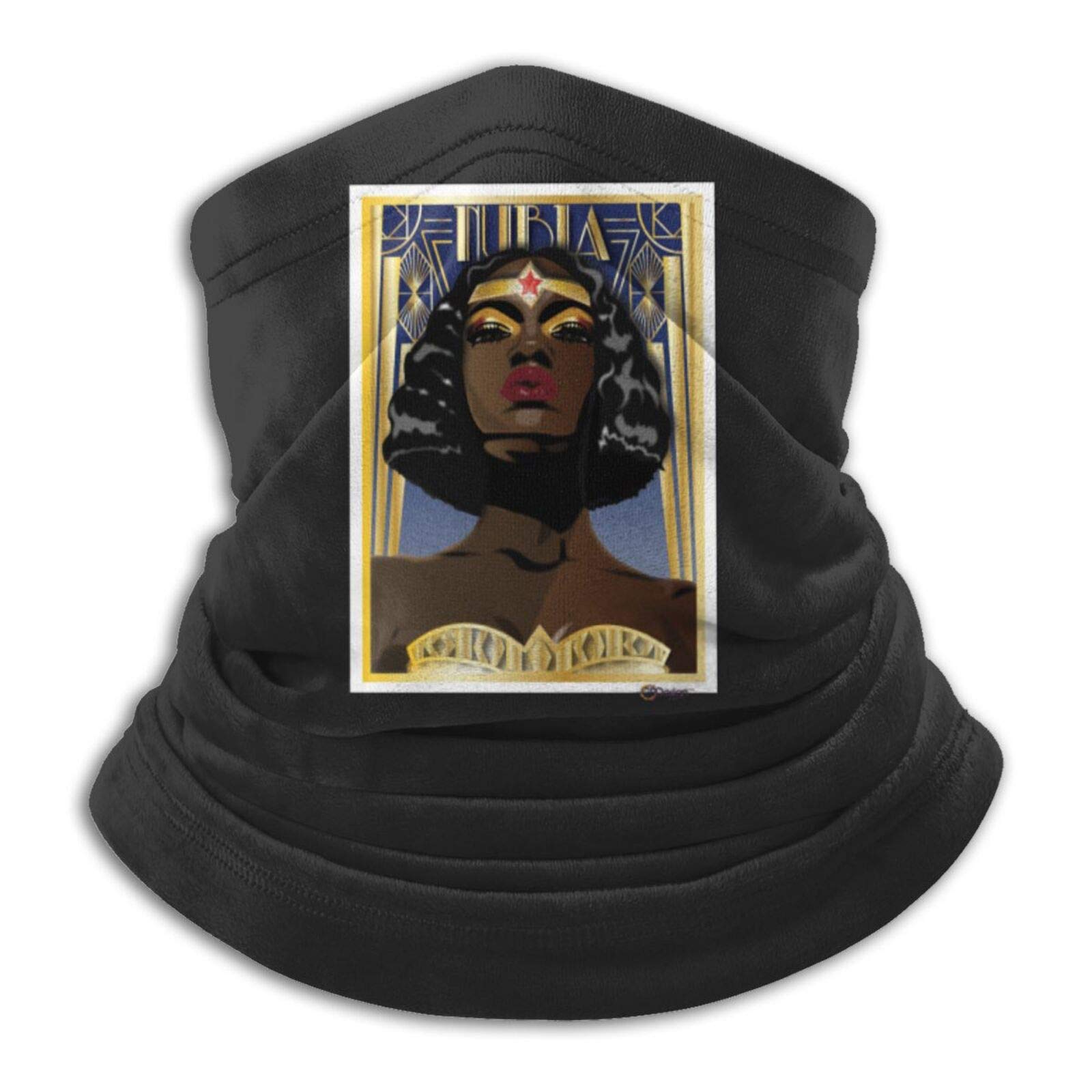 UYFXzUnisex Fece Mas-k Neck Warmer Universal Anti-Ultraviolet Dust-Proof Multifunctional Breathable Headscarf Neck Gaiter Fashionable Face Scarf Superhero Women Art Deco