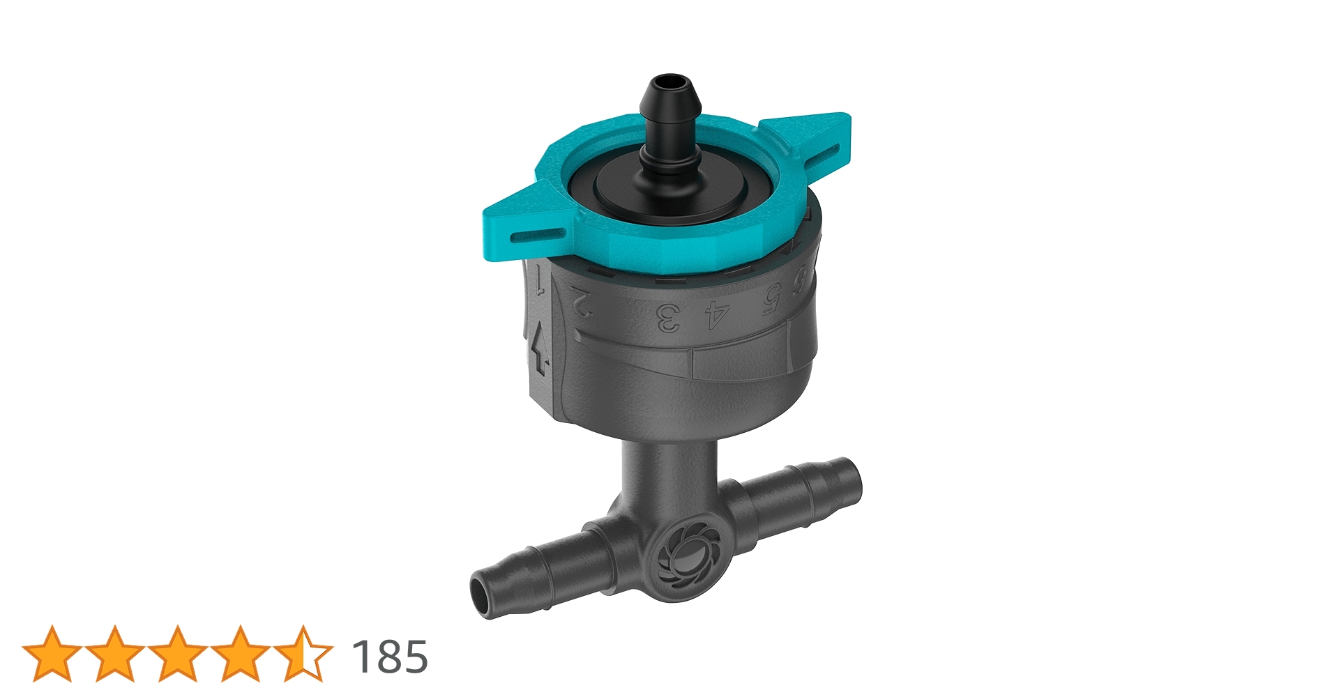 GARDENA 0 - 15L/h Micro Irrigation Adjustable Inline Drip Head - 10