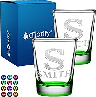 Vista 45 de Juego de 2 vasos de chupito personalizados para hombre, fondo negro, 2 onzas, grabados, regalo personalizado para cumpleaños, bodas, día del padre