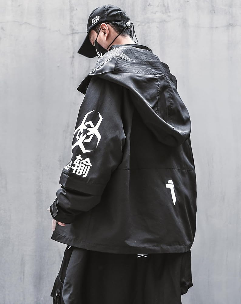 Amazon.com: Niepce Inc Japanese Streetwear Zip Up