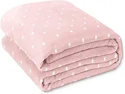 Mantinha Cobertor Casal Manta Microfibra Macia Tecido Aveludado - Toque de Pelúcia, Leve e Aconchegante, Não Amassa, Hipoalergênica - FV Enxovais (Rosa, Casal, Poá)