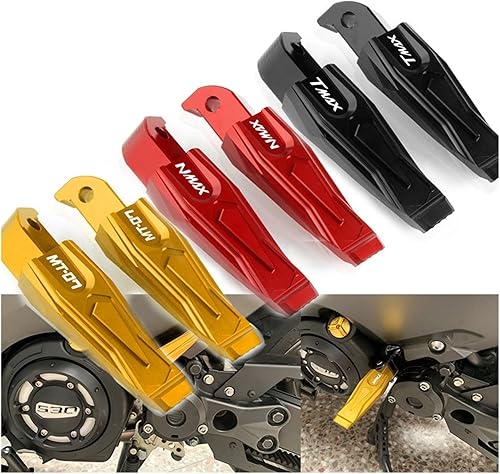 Miniatura 3 de BEUTEE Estriberas traseras para motocicleta, reposapiés de pasajero, compatible con T-MAX 500 530 XP TMAX 530 Dx Sx 2012-2019 155 MT07 MT 07 FZ