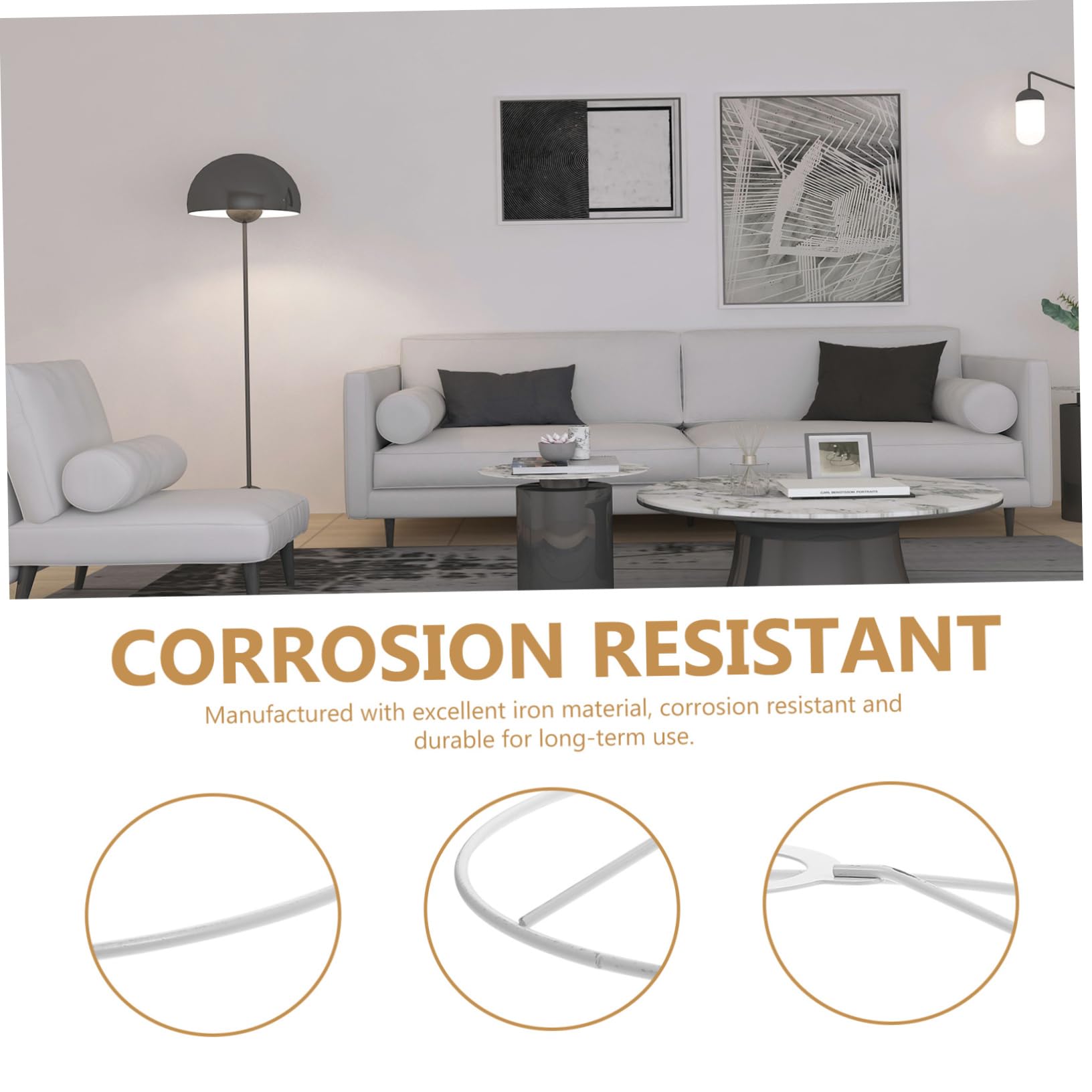HOMSFOU 2juegos Estante Para Pantallas De Lámparas Marco De Lámpara De Techo Accesorio De Iluminación Para De Araña Soporte De Pantalla Para Decoración Interior