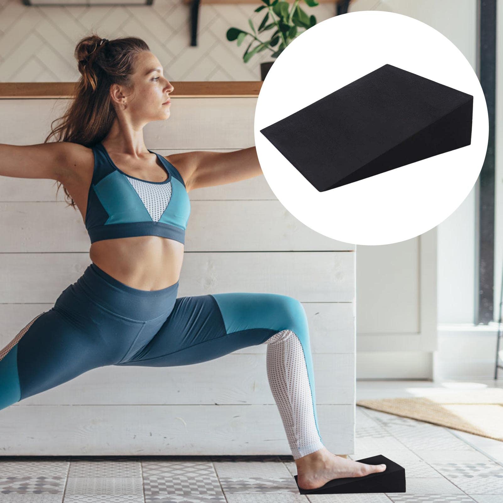 Planche Inclinée pour Étirement du Mollet, Cale en Yoga, Cale Inclinée, Civière Mollet pour Améliorer La Force La Jambe Inférieure, Planche Inclinée pour Yoga/étirement