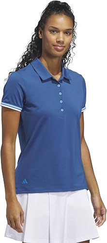 adidas Women's ULTIMATE365 Short Sleeve Polo Shirt, Dusky Pe