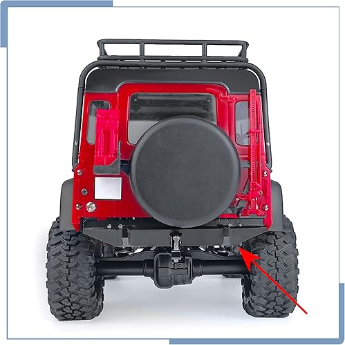 Miniatura 7 de Juego de parachoques trasero RC Protección del cuerpo para TRX4M actualizaciones Defender 118 Escala RC Crawler Accesorios de coche