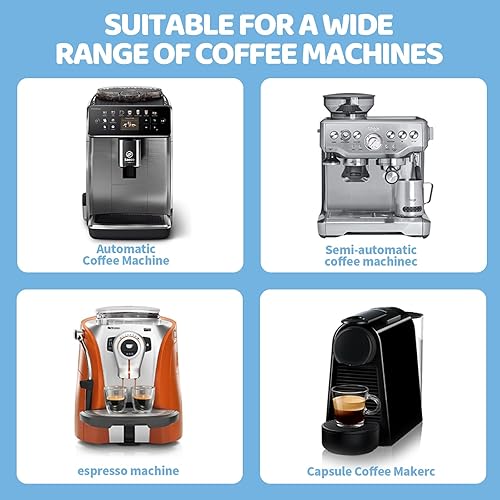 Miniatura 6 de Tabletas descalcificadoras para máquina de café, 24 unidades, compatibilidad universal, fórmula a base de plantas, suministro de 1 año, tabletas de
