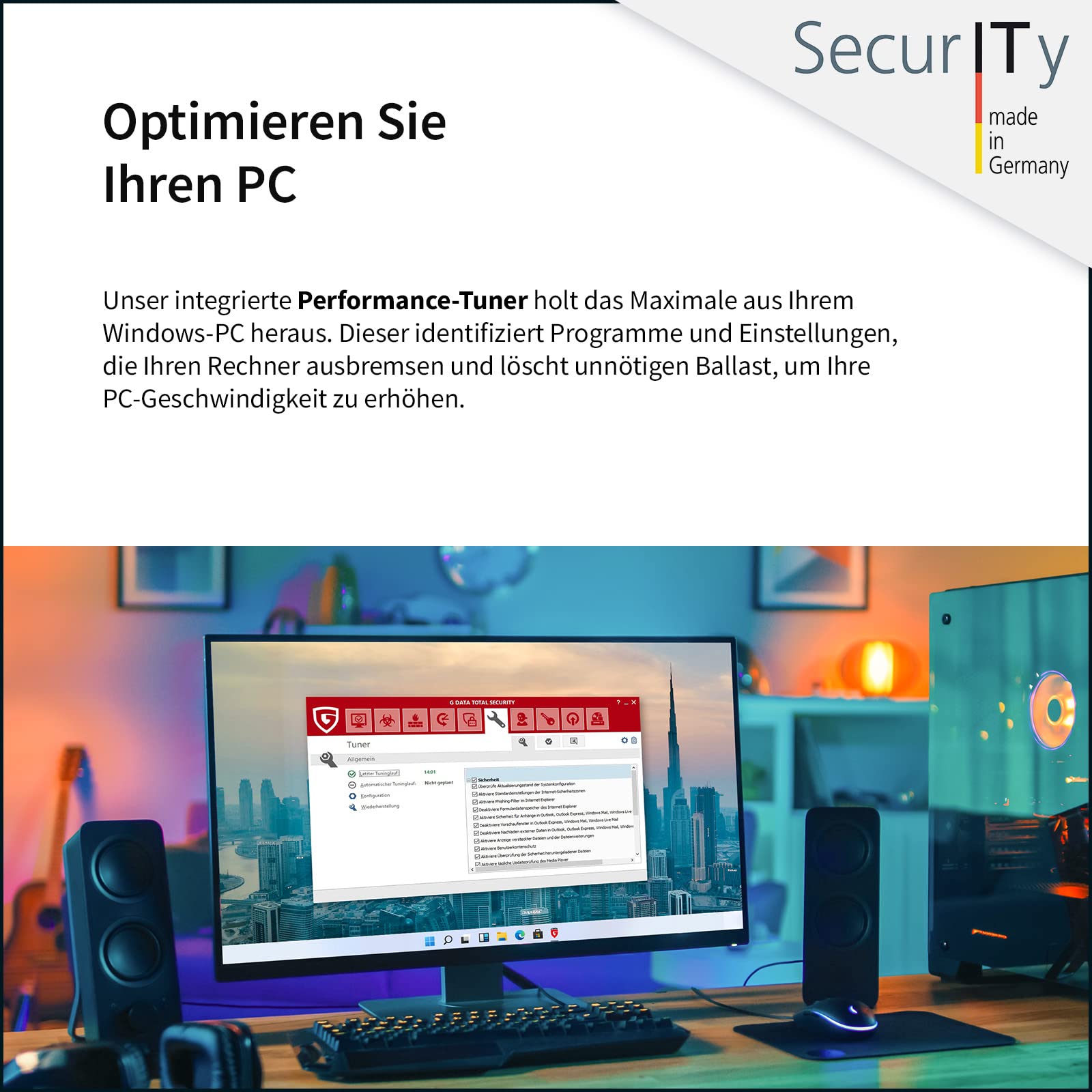 G DATA Total Security 2020 | 1 Gerät - 1 Jahr | Trust in German Sicherheit | Virenschutz für Windows, Mac, Android, iOS | DVD-ROM