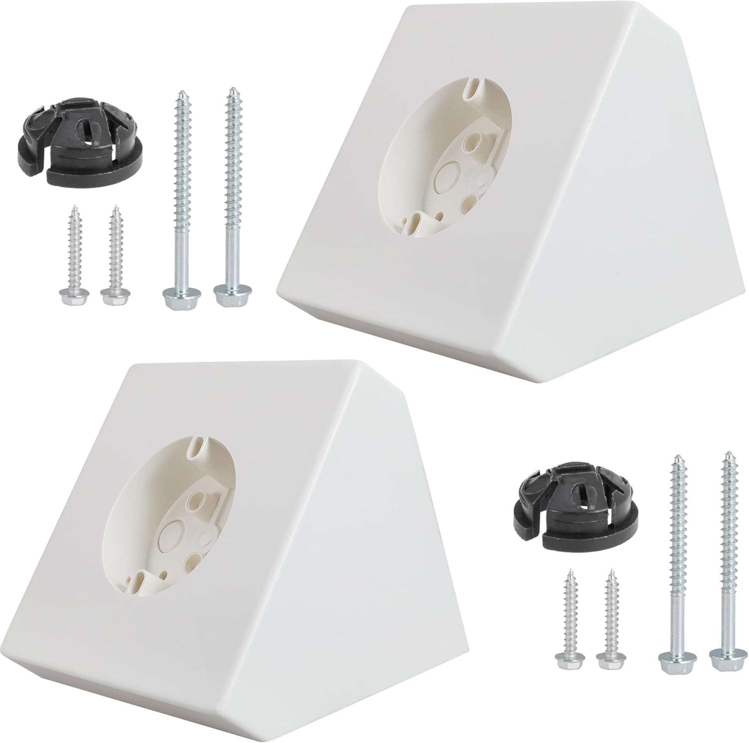 Ceiling Fan Light Fixture Mounting Box Fan Mounting Bracket FB900 Ceiling Fan Angle Mount for Cathedral Ceiling Angles of 80°and Up (2Pack)