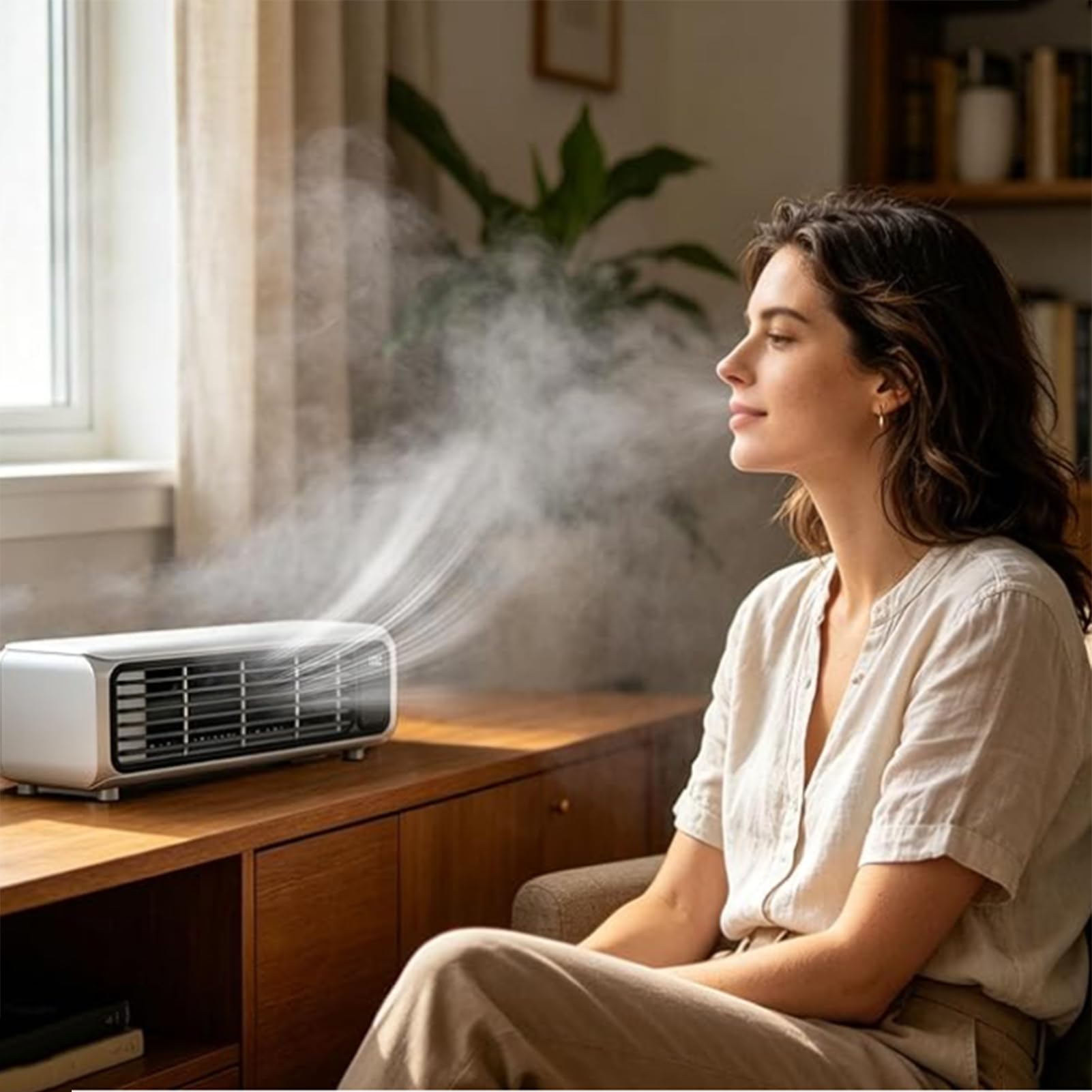 Ventilatore a Torre Verticale Portatile Raffreddamento Operazione Silenziosa con Telecomando Ventilatore da Pavimento per Camera da Letto Ufficio,Nero