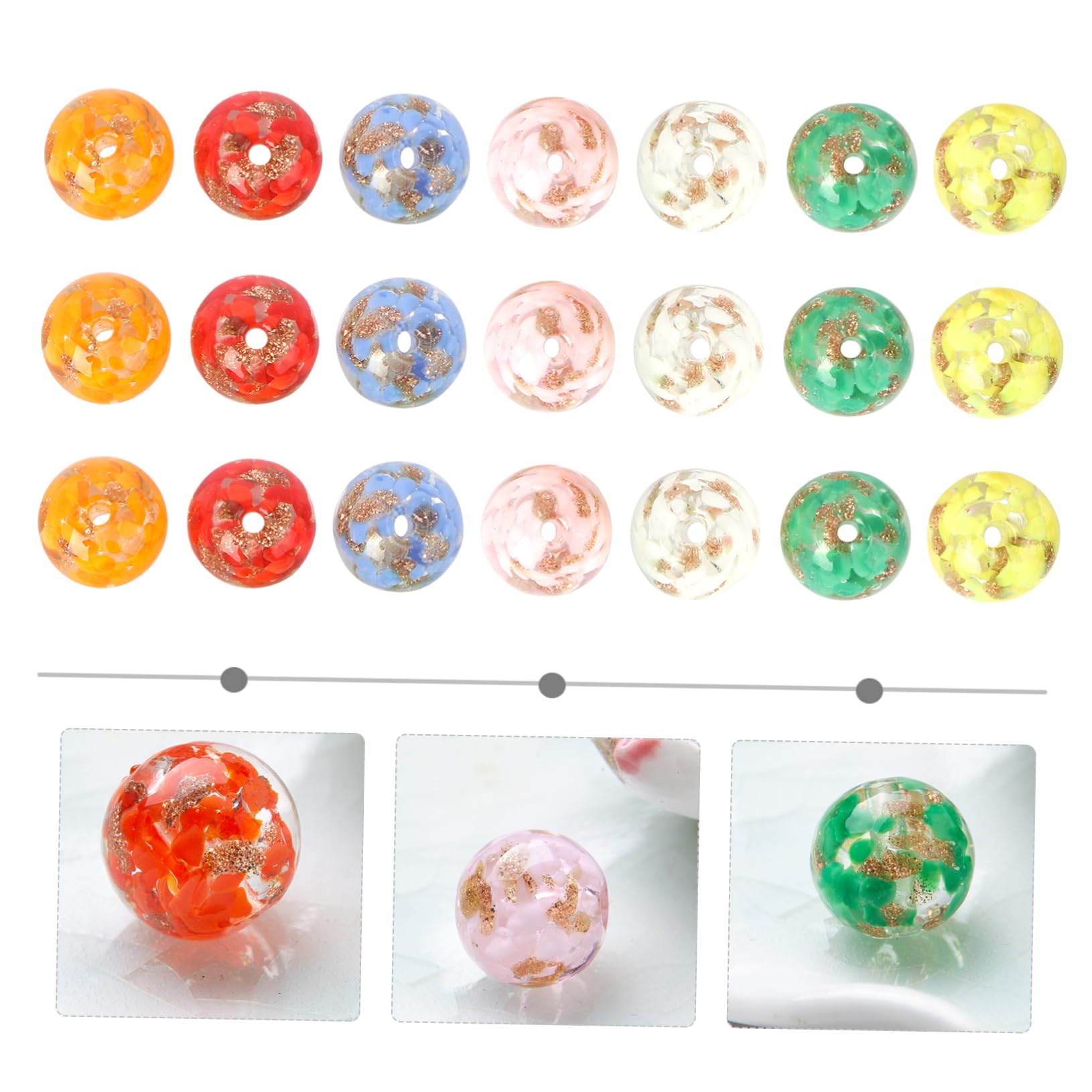 Angoily 2 set Accessori In Perline Perline Ciondoli All'Ingrosso Per Braccialetti Accessori Fai Da Te Collane Fai Da Te 40 pezzi*2