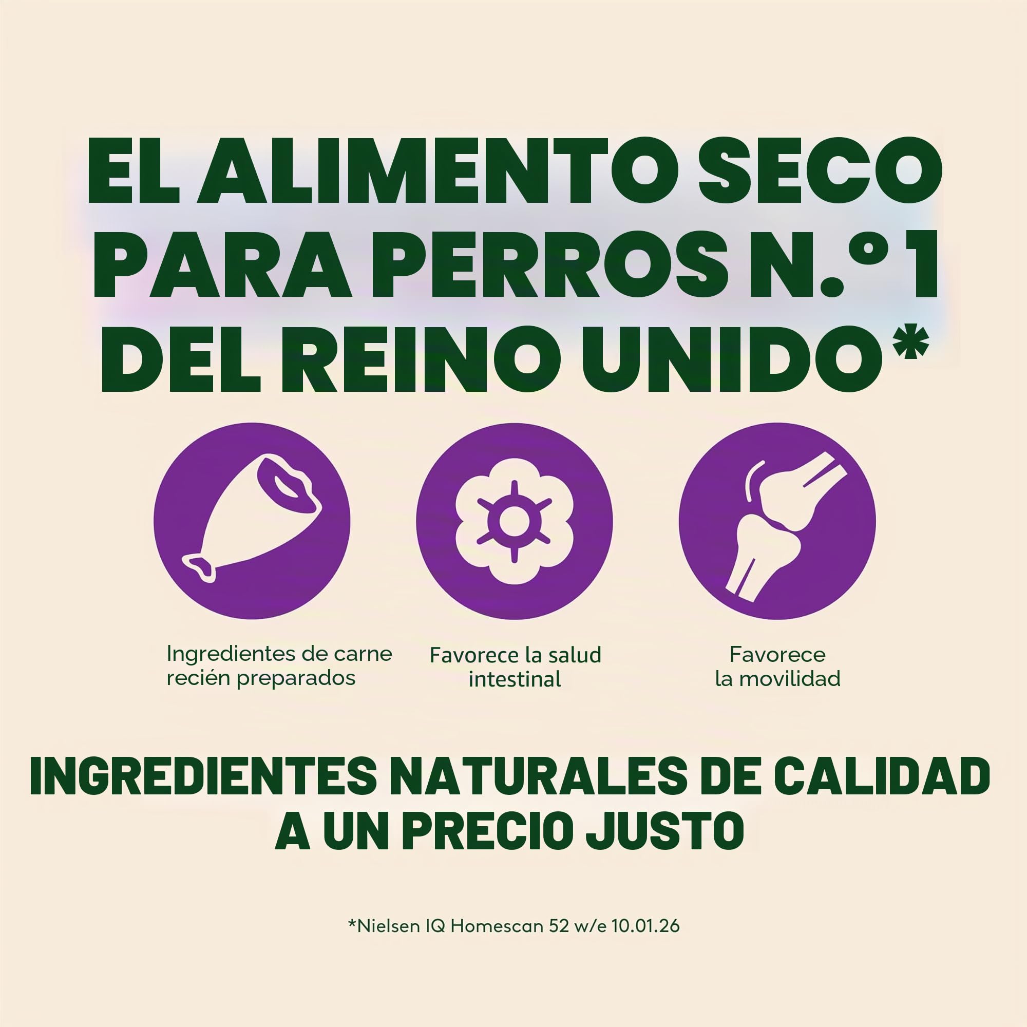 Alimento seco para Perros Harrington's Senior Complete con Pollo y arroz, 12 kg, elaborado con Ingredientes Totalmente Naturales