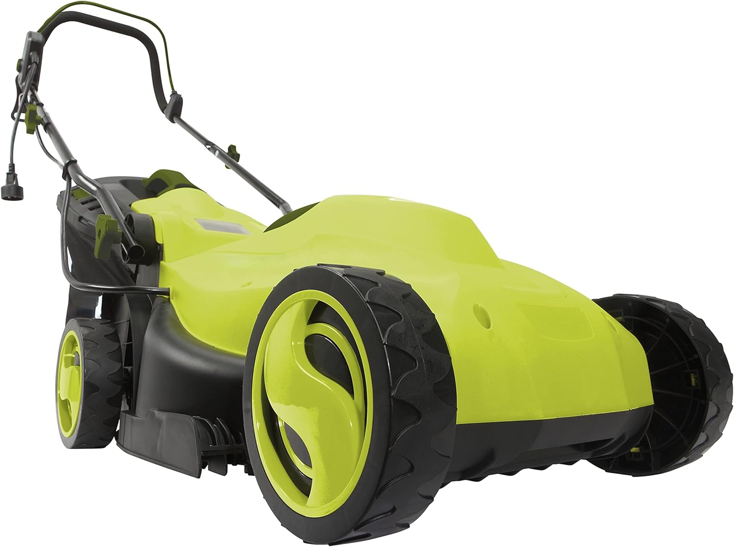 review IUHJNWE Electric Walk Behind Push Lawn Mower, 13-inch, Small and Medium-Sized Lawn Grass Trimming Mower, 12-Amp