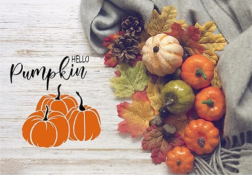 Miniatura 4 de 9 plantillas reutilizables de Acción de Gracias para pintar en madera, calabaza, camión, hogar, dulce hogar, cosecha, hoja de arce, pintura de