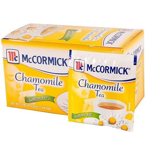 Miniatura 8 de McCormick 25 bolsas de té de manzanilla sin cafeína, 1.06 onzas (paquete de 6)