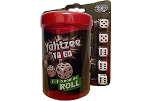 Hasbro Yahtzee to Go: Compact Travel-friendly Version of the Classic Dice Game