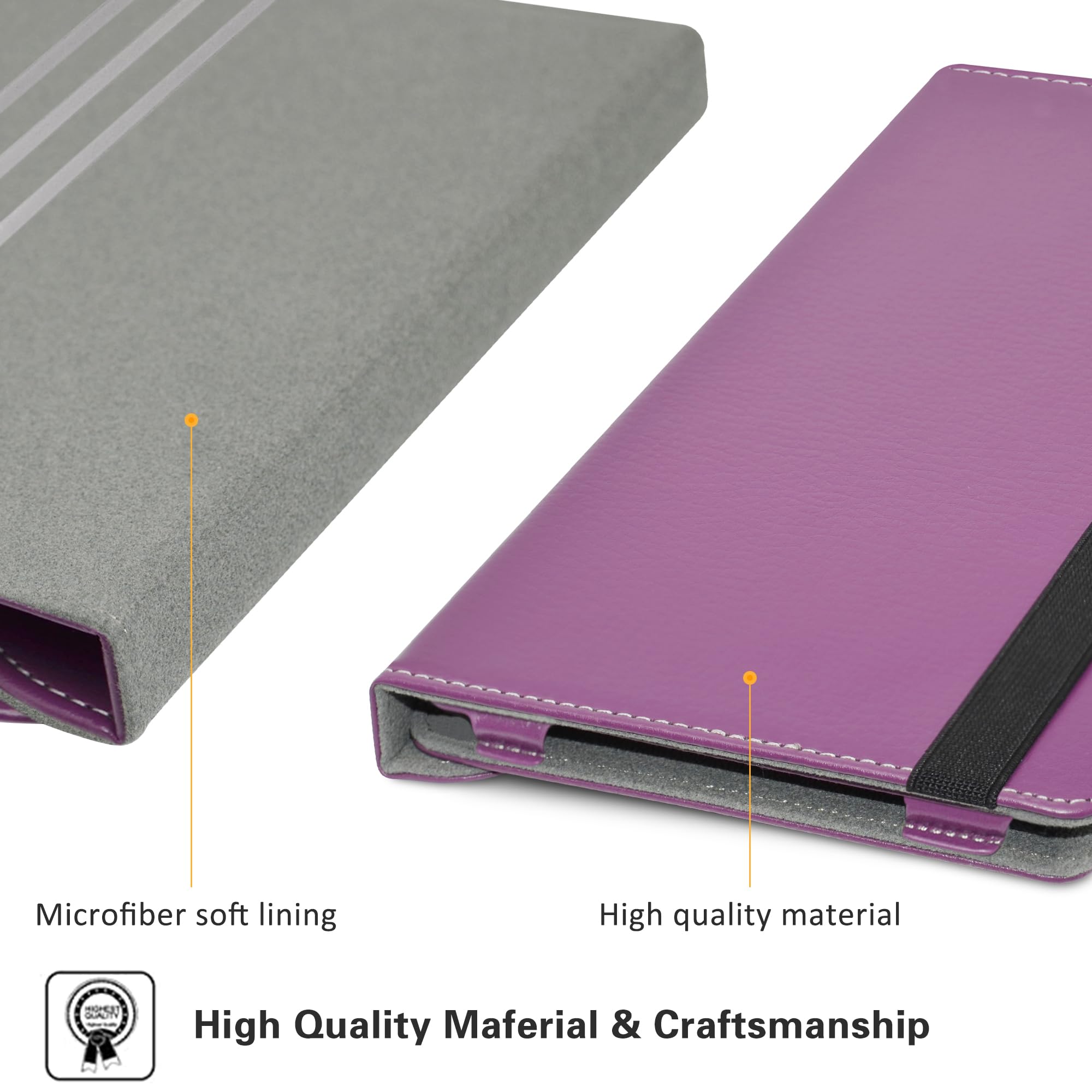MAMA MOUTH 360° Drehbare Tablet-Hülle Für Teclast M50 Pro / M50 / M50HD - Schutzhülle Mit Ständerfunktion, Schwarz