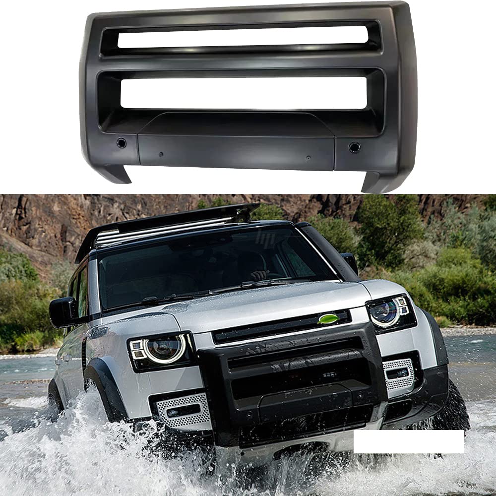 ABS front bumper compatible for Defender 90 110 130 2020-2023 A type used for hinden winch (Matte black)