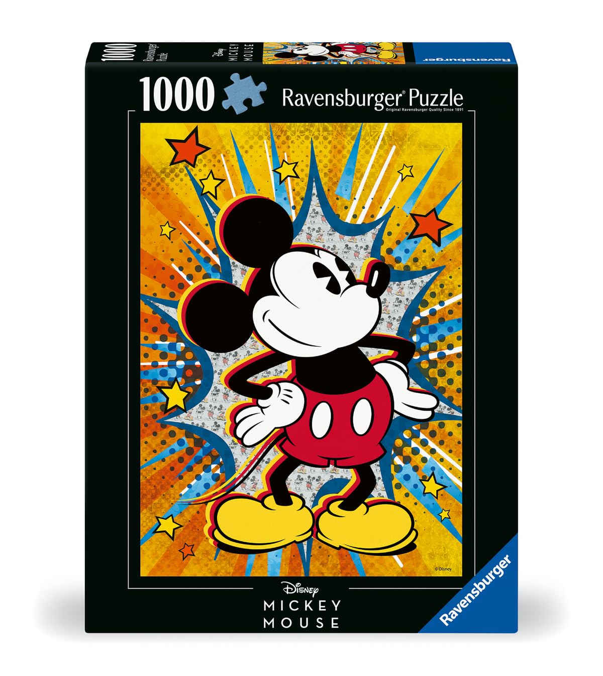 Amazon.com: Ravensburger Disney Retro Mickey 1000 Piece Jigsaw