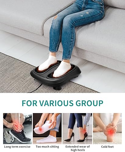 Miniatura 7 de Nekteck - Masajeador de pies mediante calor máquina de masaje mediante calor generado por electricidad para fascitis plantar función de calor Negro,
