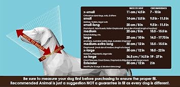 All Four Paws Comfy Cone Pet Cone for Dogs, Cats, X-Small, Black - Comfortable Soft Dog Cone Collar Alternative for After Surgery, Wound Care, Spay, Neuter - Dog and Cat Recovery Elizabethan-Collar