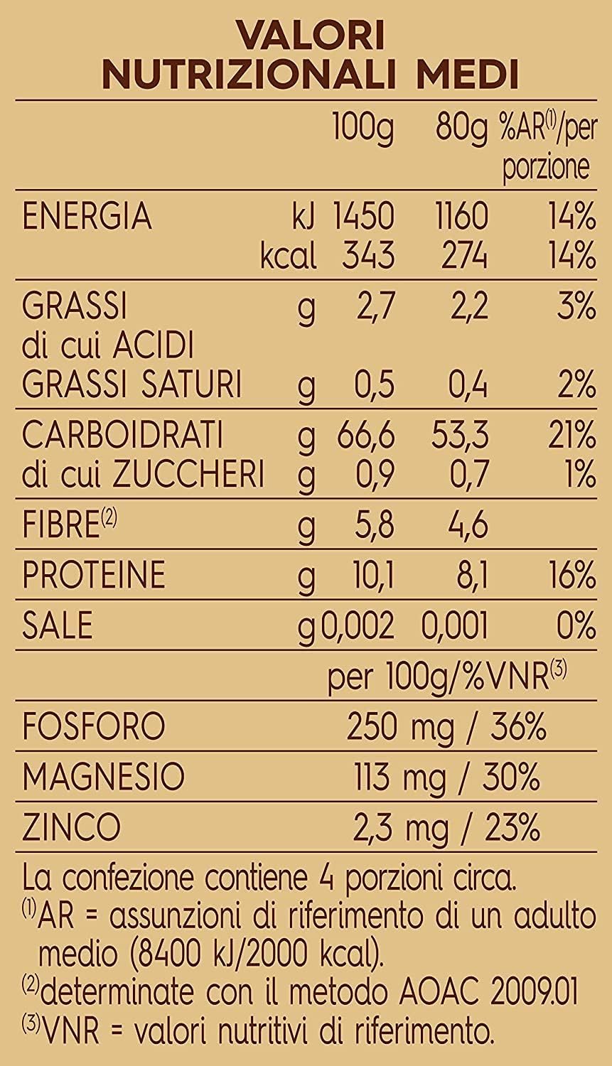 Italian Gourmet 5 Cereali Roter Reis miscela cereali 12 x 400g Salate Bowls | Ballaststoffreiche Körnermischung, rapida cottura, ottima come contorno o, Gesamtnettogewicht 4,8 kg + Kostenlos Polpa 400g