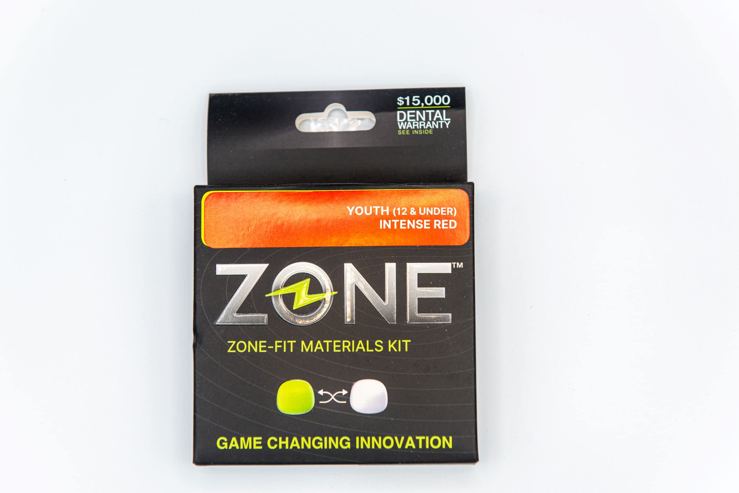 ZONE-Fit Materials Kit. Replacement Putty only mouthguards. (Youth, Intense Red)