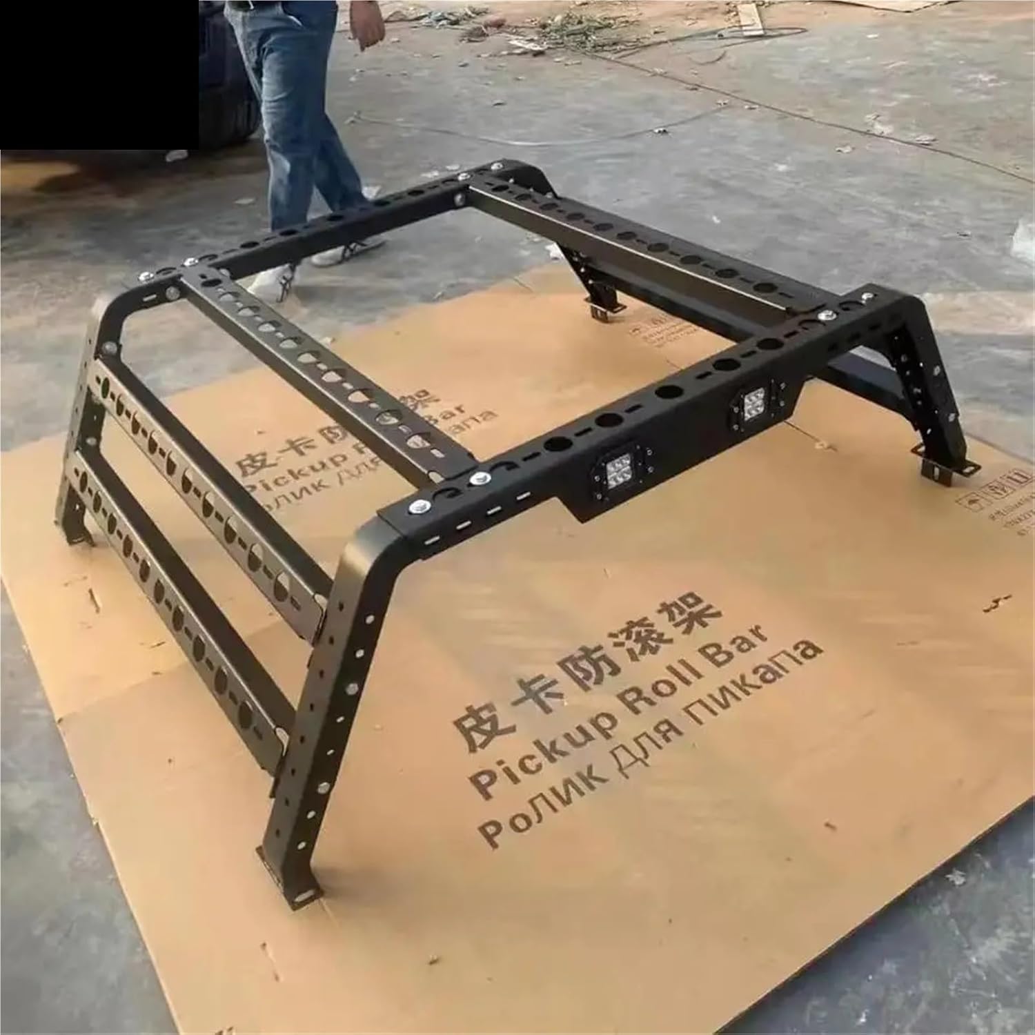 Car Exterior Parts Pickup Truck Trunk Iron Bracket Roof Compatible with Hilux Np300 Universal Roll Cage