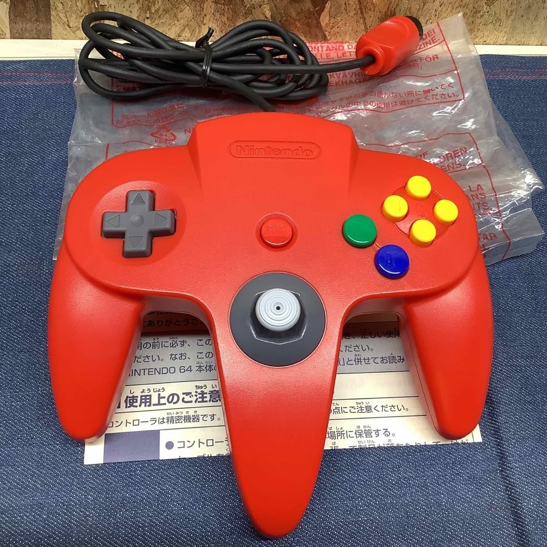 任天堂 - 【Sあ709】ニンテンドー64  新品未使用　コントローラーブロス　レッド Amazon.co.jp: Sあ709ニンテンドー64 コントローラーブロス レッド