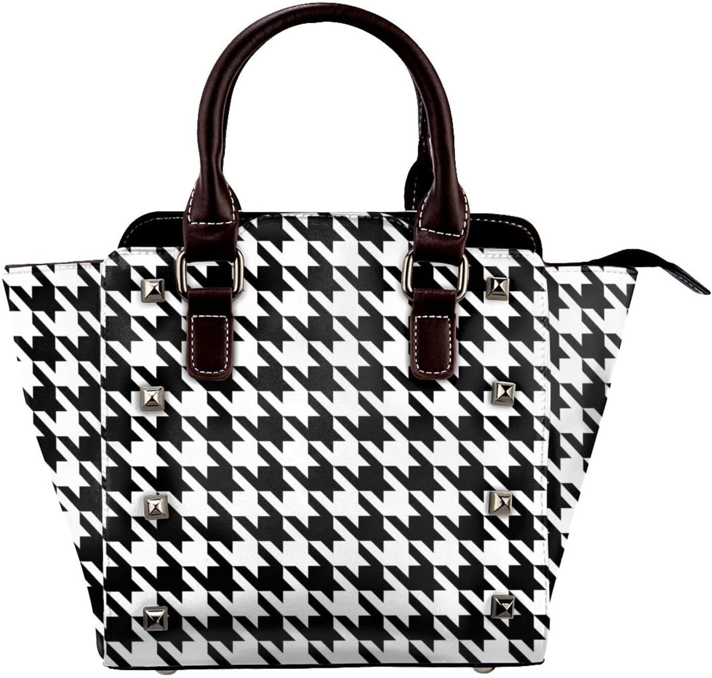 Crossbody Tote Bags for Women Faux Leather Rivet Bag Rivet Shoulder Bag Work Bag