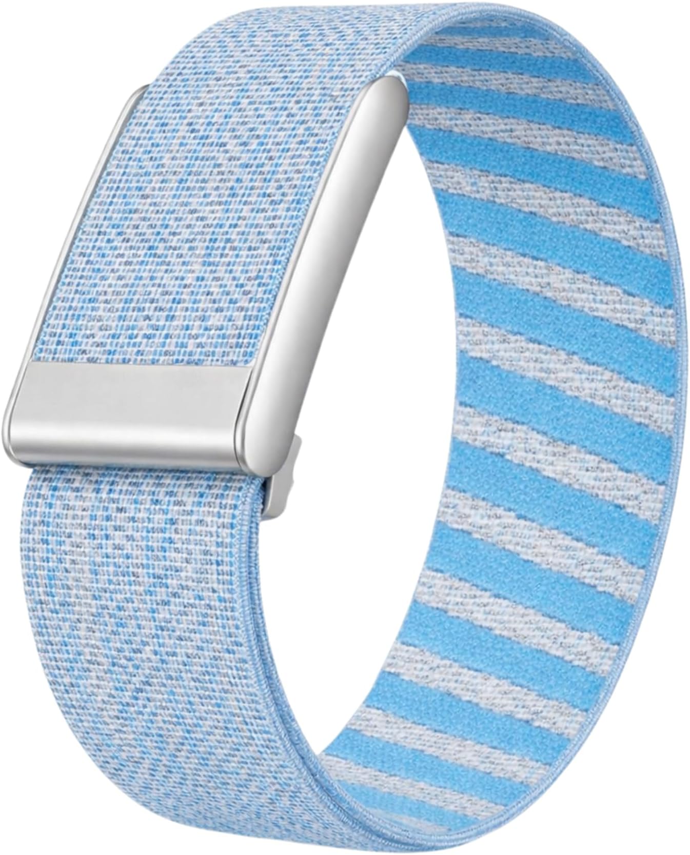Nylon Strap Compatible with Whoop 5.0 Band Strap - Durable, Adjustable Fitness Tracker Strap | Breathable, Comfortable Bands for Workout, Sleep, and Health Monitoring (Device Not Included) (Diamond Blue)