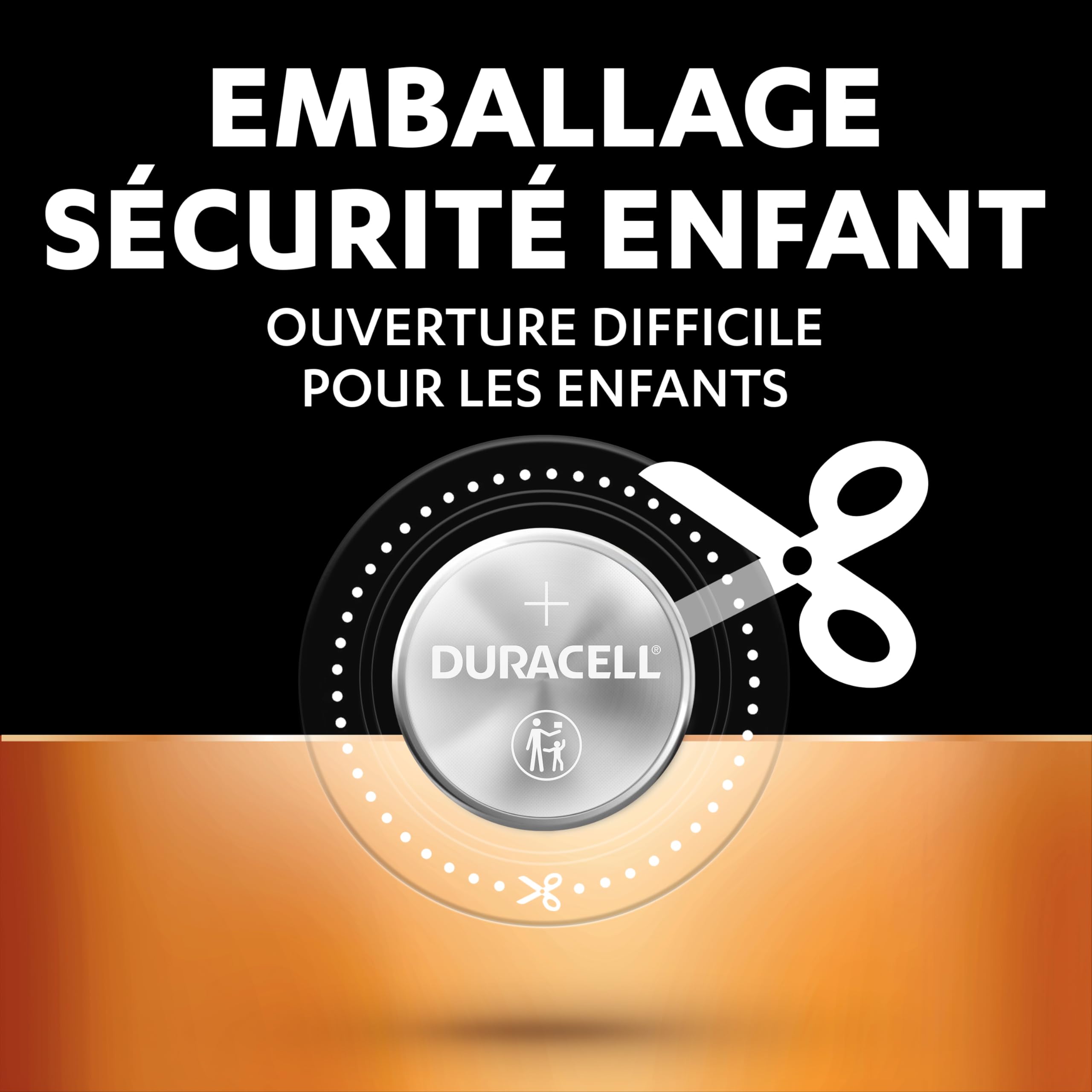 DURACELL CR2032 Piles Boutons au lithium 3V (lot de 8) - Jusqu’à +70 % de longévité - Technologie Sécurité Enfant - Recommandées pour l’AirTag d’Apple - Clés, appareils maison, sport et médicaux