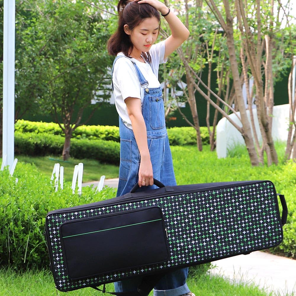 Guzheng Tasche, Chinesische Zither Tasche, Guzheng Instrumentenkoffer, 80cm Tragbare Guzheng Tasche, Guzheng Aufbewahrungstasche, Guzheng Rucksack, Tragetasche für Guzheng, (C)