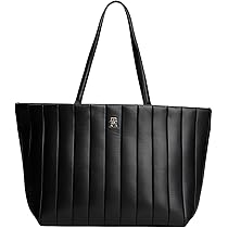 Tommy Hilfiger TH Grace Tote Aw0aw17670, Donna, Black (Black), One Size