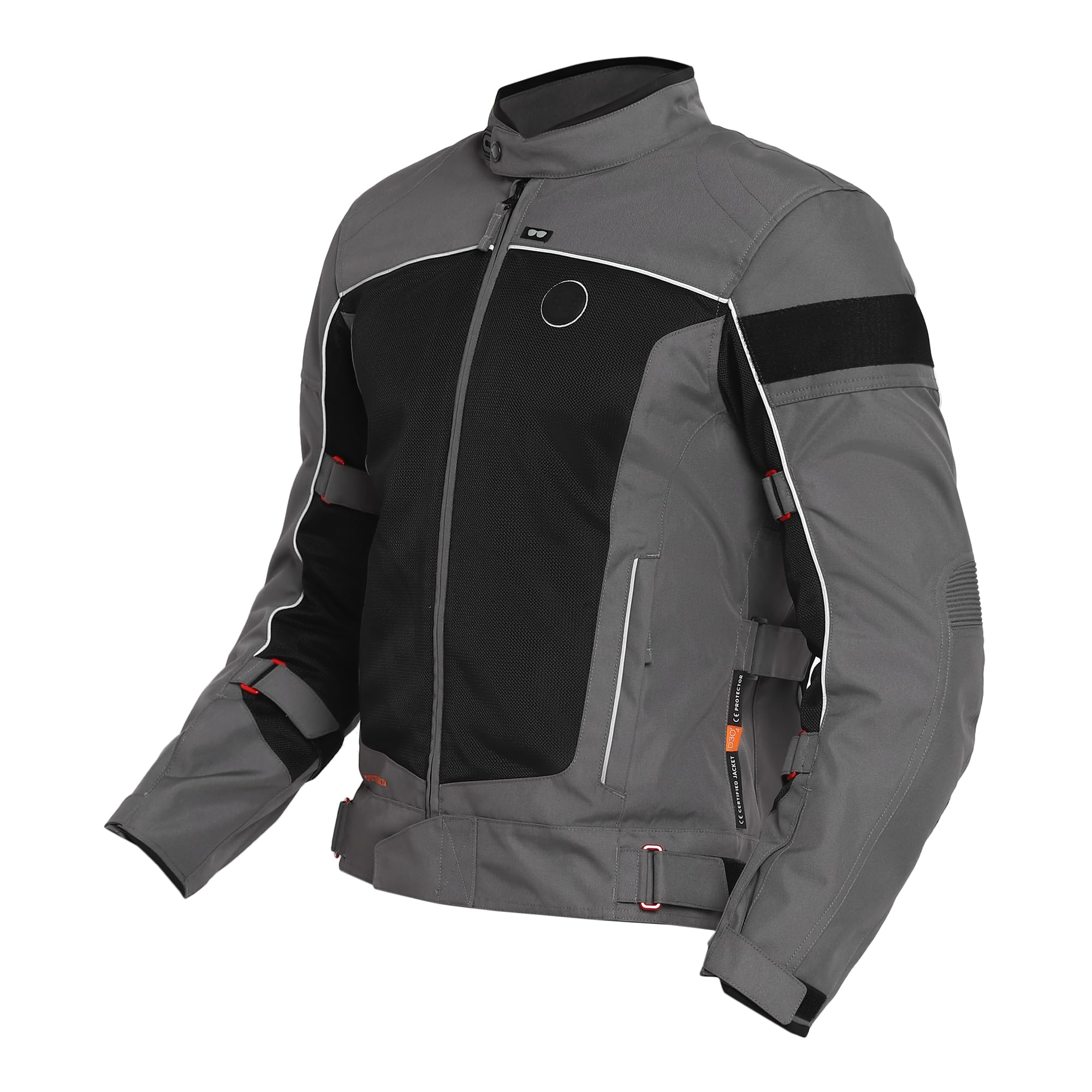 Royal Enfield Explorer V4 Pro Riding Jacket Grey (M) 40 Cm with 