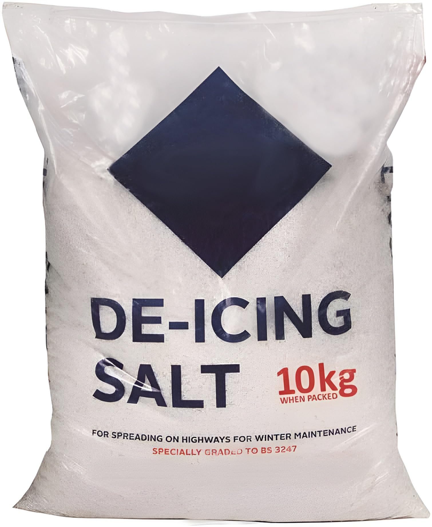 Kaynur White De-Icing Grit Salt 10Kg Bag Salt For Clearing Roads Paths Driveways Garden Areas Unwanted Snow Melt With Salt Deicer Premium Quality