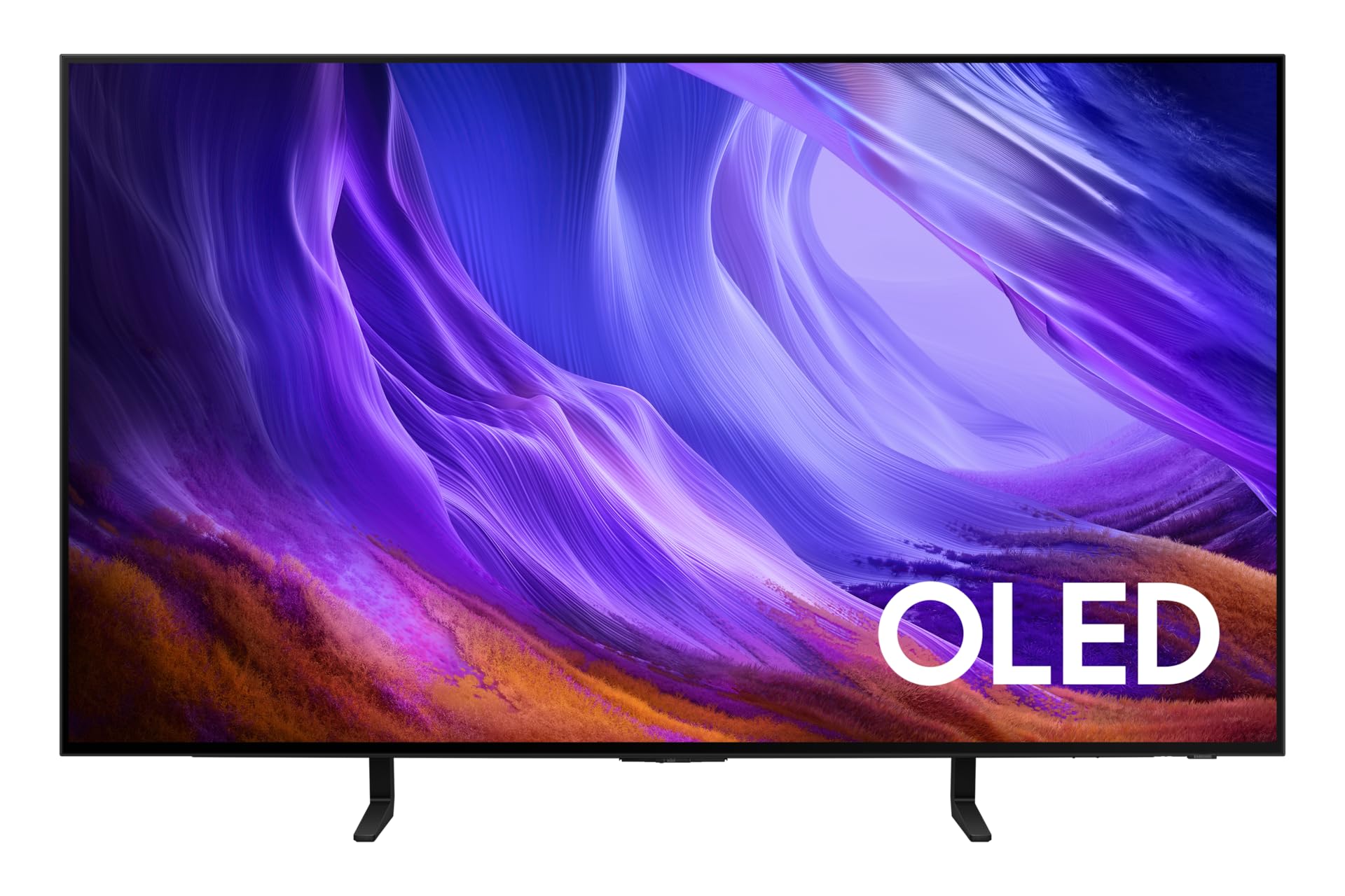 Samsung OLED S85H 4K 48 pulgadas TV hasta 120 Hz, antirreflejos con Glare Free, diseño FloatLayer OLED con marco de metal, montaje en pared al ras Dolby Atmos, AI Companion, Smart TV
