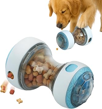 Kalimdor Interactive Dog Puzzle Toys for Boredom, Treat Dispensing Dog Toys, Dogs Enrichment Toy to Keep Them Busy, Treat Dispensing Slow Feeder,Mental Stimulation and Training Blue