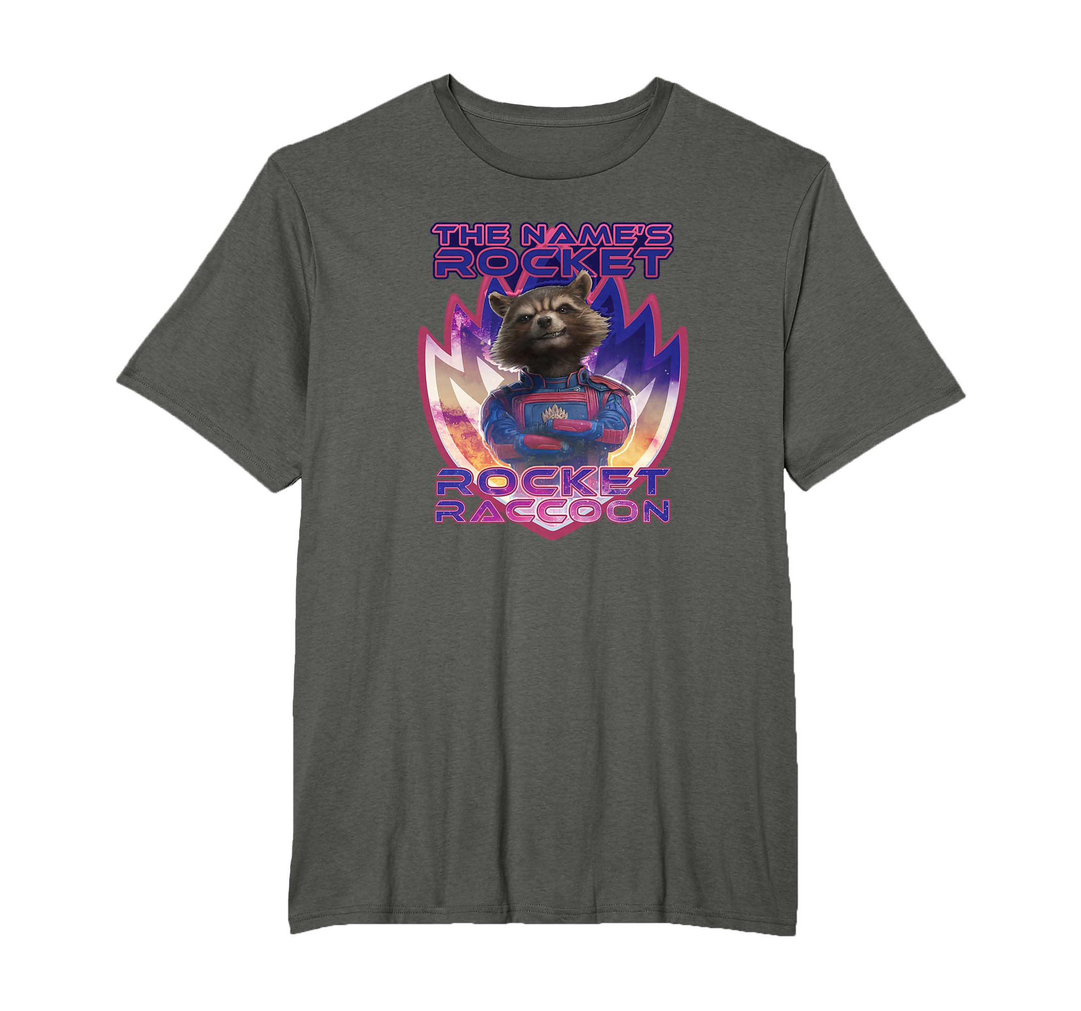 Marvel Guardians of the Galaxy 3 The Name’s Rocket Raccoon T-Shirt