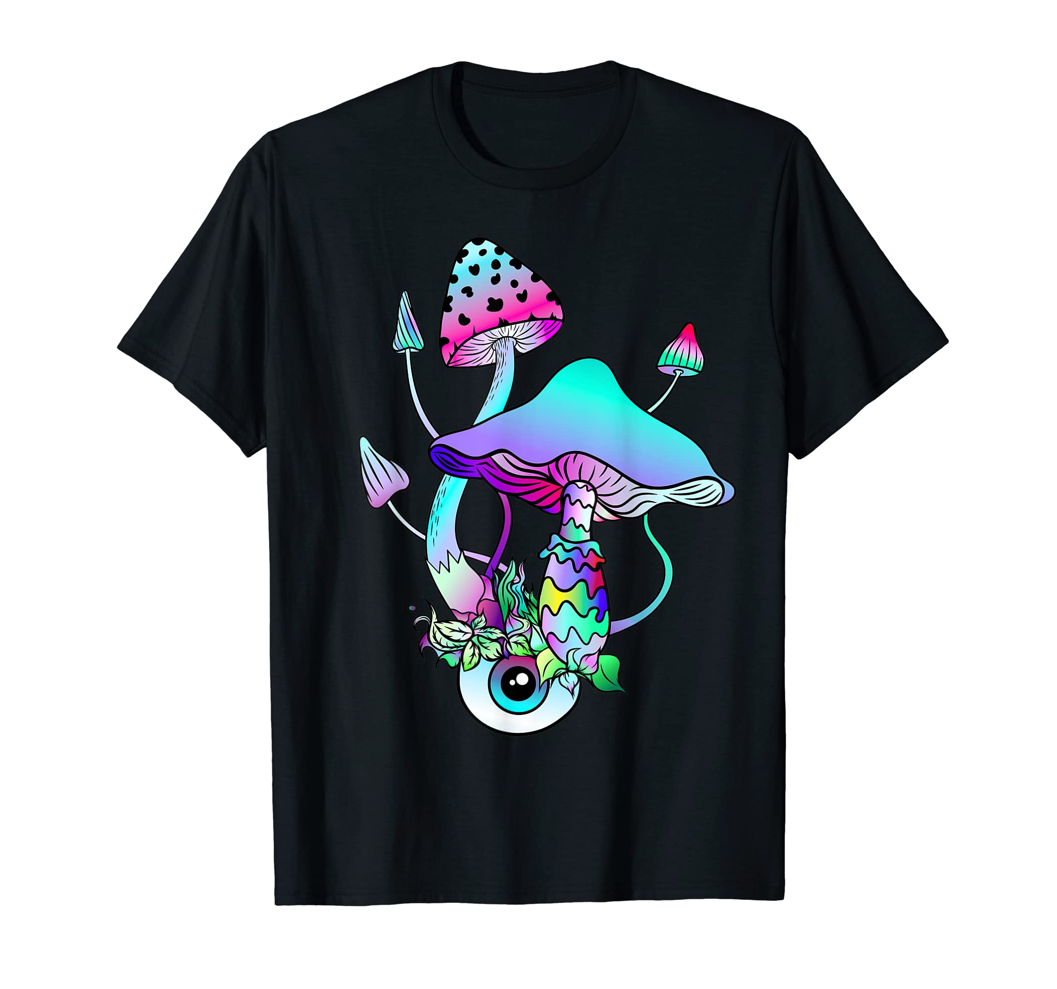 Mushroom Eye Art Goa Psy Trance T-Shirt