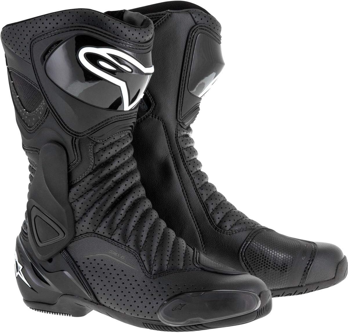 Alpinestars Men's SMX-6 v2 Vented Street Motorcycle Boot, Black, 47 : Automotive