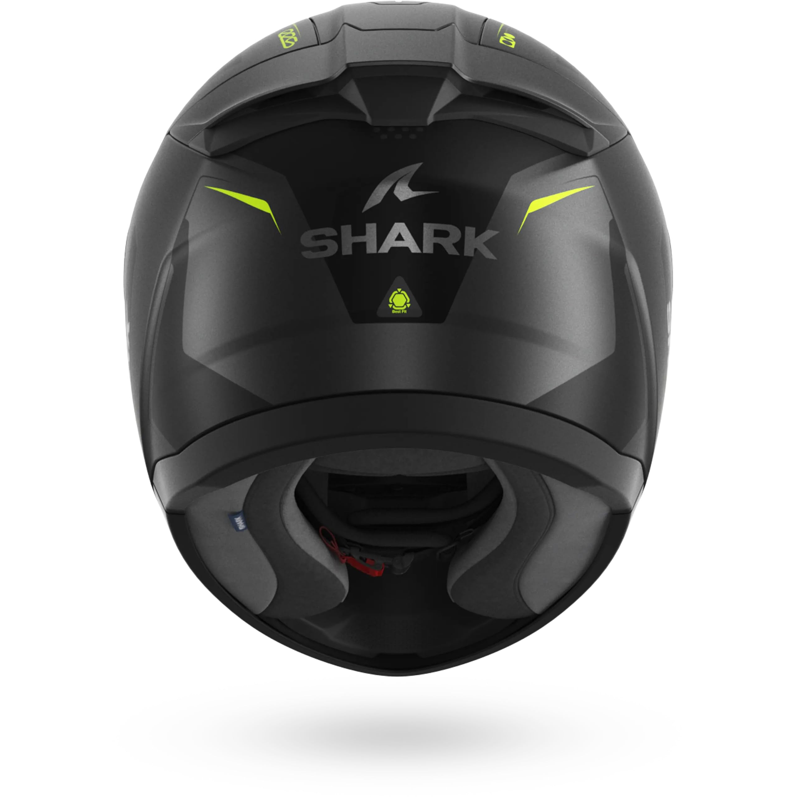 Shark, Casco Moto Integral RIDILL 2 MEKARIUM Anthracite Yellow AAY, S