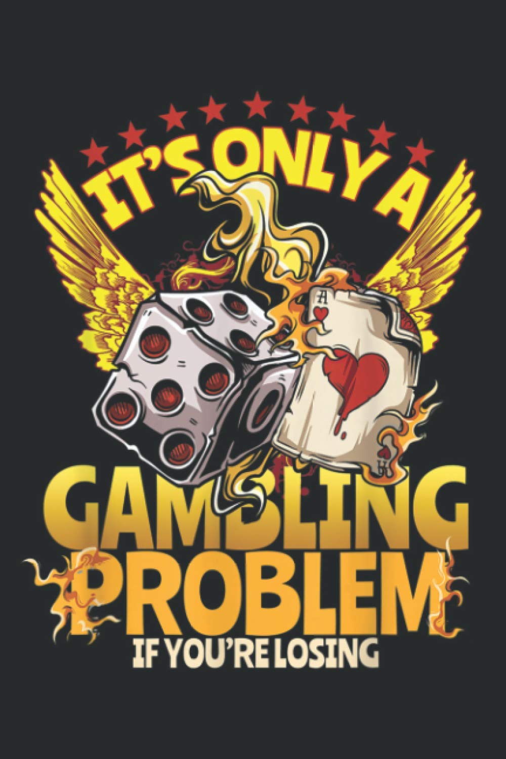 Gambler Gift Funny Casino Gambling Poker Player: Daily Planner - Undated Daily Planner for Staying on Track