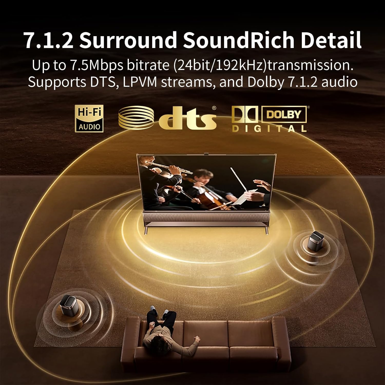 Audiophile HiFi Optical Audio Cable – POF, 24K Gold-Plated Plugs, Digital Optical Audio Cable with Nylon Braid,Compatible with AV receivers,TV,Speaker,CD & Home Theater(9.84ft/3m)