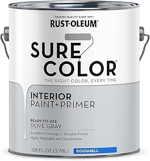 29 Grey Bathroom Ideas For a Calm Modern Look 9 Rust-Oleum Paint Wall Dove Gray GA 380223
