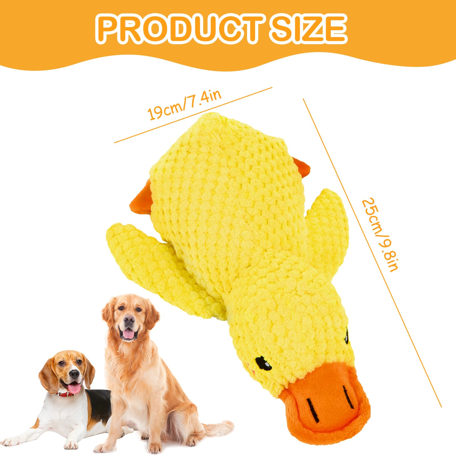 Canard Anti-stress Pour Chien - Jouet à Mâcher Pour Chien - Jouet