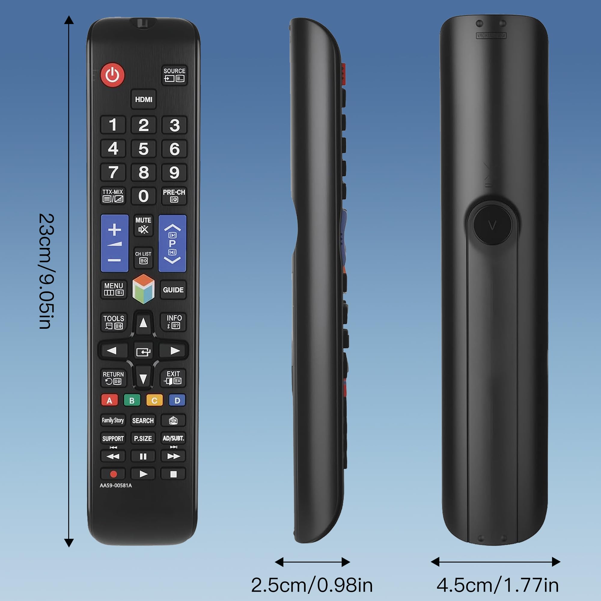 Nowy wymienny pilot AA59-00581A do Samsung Smart LCD LED TV AA59-00582A AA59-00580A - Nie ma potrzeby regulacji