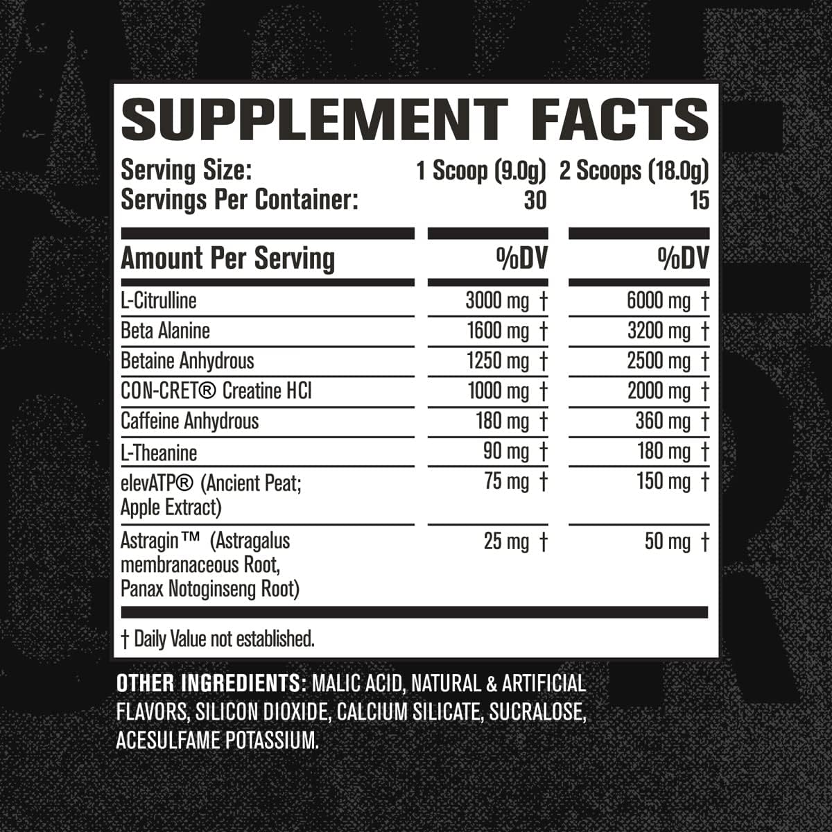 Nitrosurge Build Pre Workout with Creatine for Muscle Building - Con Cret Creatine Pre Workout Powder & elevATP for Intense Energy, Powerful Pumps, & Endless Endurance - 30 Servings, Arctic White