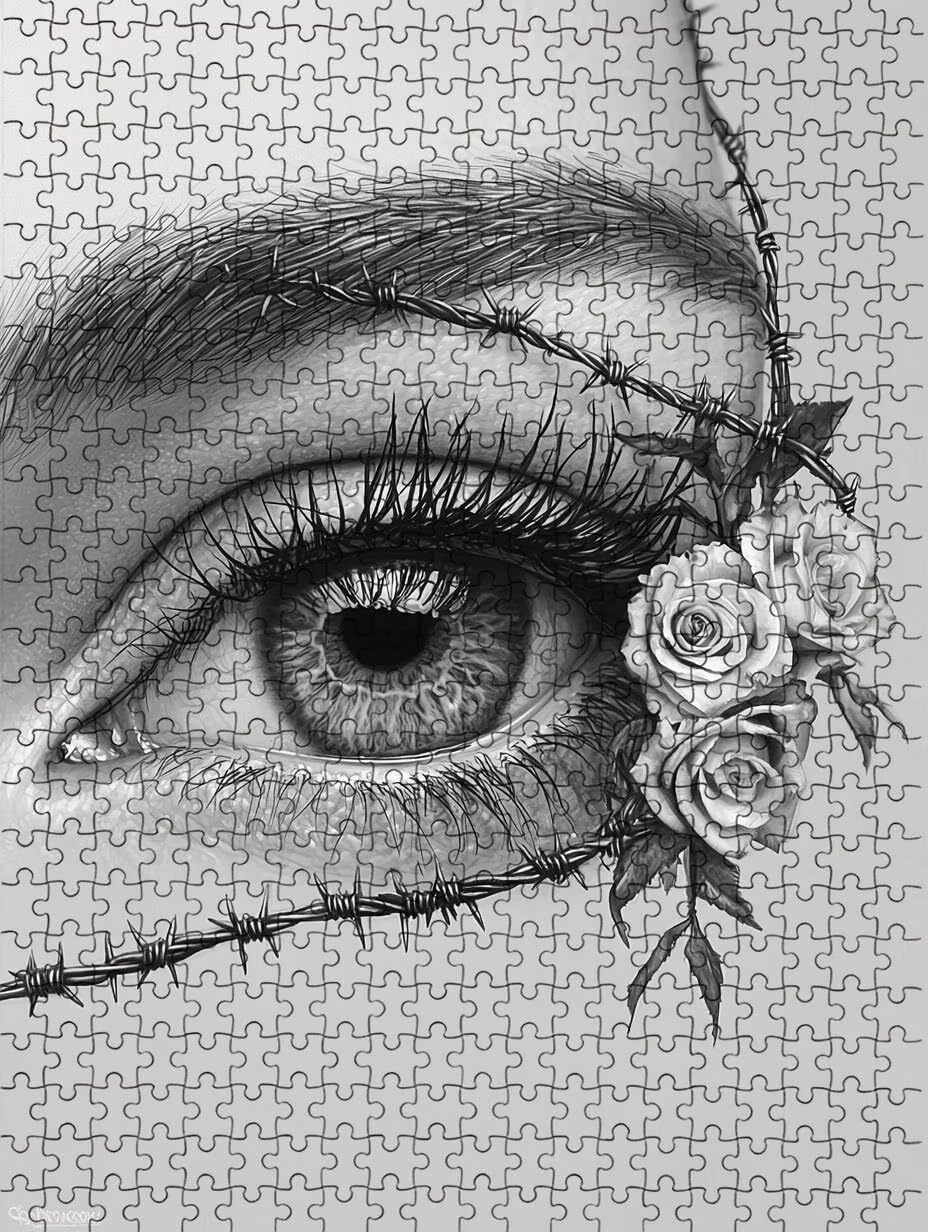 Puzzle 4000 sztuk, kolce kwiatowe puzzle dla dorosłych 4000, drewniane puzzle, klasyczne gry edukacyjne, niemożliwe wyzwanie, rodzina gier, kreatywny prezent DX0YL1-494